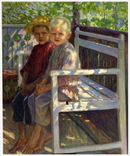 'Children', late 19th or 20th century. Artist: Nikolaj Petrovic Bogdanov-Bel'skij