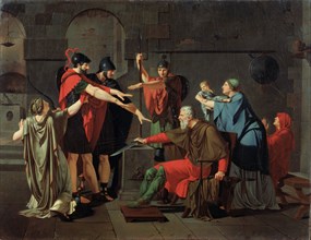 'The Oath of the Horatii', 1791.  Artist: Armand Charles Caraffe