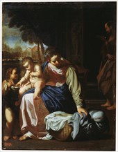 'The Holy Family', late 16th or early 17th century. Artist: Annibale Carracci