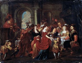 'The Feast of Herod', 17th century.  Artist: Abraham Jansz van Diepenbeeck