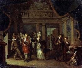 'A House Concert', 18th century. Artist: Jan Josef Horemans the elder
