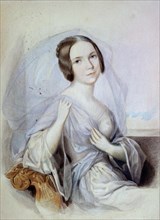 'Portrait of the singer Henriette Gertrude Sontag', 19th century. Artist: Johann Nepomuk Ender