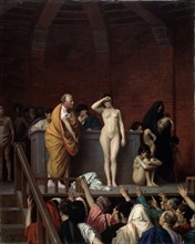 'The Slave Market in Rome', c1883-c1884. Artist: Jean-Leon Gerome