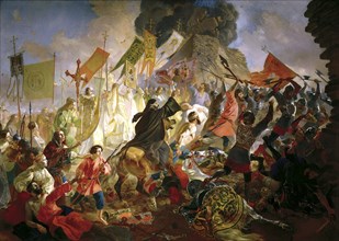 'The Siege of Pskov by Stephen Báthory in 1581', 1839-1843. Artist: Karl Briullov