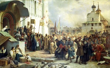 'The Siege of the Trinity Sergius Lavra in Sergiev Posad', 1891.  Artist: Vasily Vereshchagin