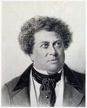 'Portrait of the Author Alexandre Dumas', 19th century. Artist: Georg Wilhelm Timm