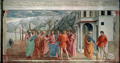 'The Tribute Money', 1425.  Artist: Masaccio Tommaso
