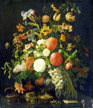 'Flowers', 18th century. Artist: Rachel Ruysch