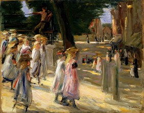 'The Road to the School at Edam', 19th or early 20th century.  Artist: Max Liebermann