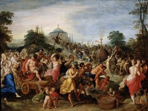 'Bacchus Procession', 17th century. Artist: Frans Francken II