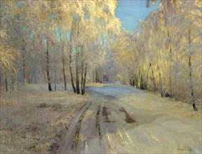 'Hoarfrost', 1900.  Artist: Vasili Baksheyev