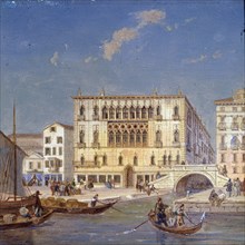 'Palazzo Bernardo', 19th century. Artist: Victor Adam