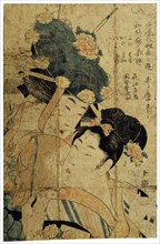 'Courtesans from Hagi', c1805-c1810.  Artist: Kitagawa Utamaro II