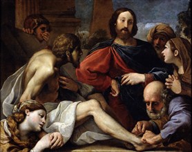 'The Raising of Lazarus', late 16th or 17th century. Artist: Alessandro Tiarini