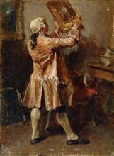 'A Painting Lover', 19th century. Artist: Jean Louis Ernest Meissonier