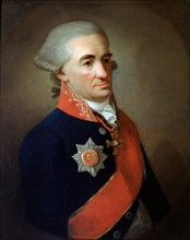 'Portrait of the Poet Michail M Kheraskov', late 18th century. Artist: K Goekke