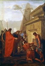 'Darius the Great Opening the Tomb of Nitocris', 17th century. Artist: Eustache Le Sueur