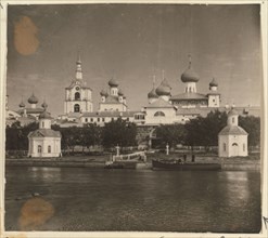 The Solovetsky Monastery on the Solovetsky Islands in the White Sea, 1915.