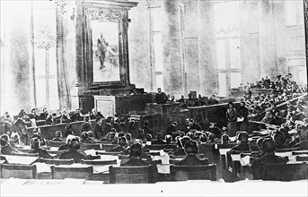 First Imperial Duma in session on 1917 March 17, 1917.