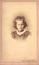Princess Elizabeth of Hesse by Rhine as child, 1870s-1880s.