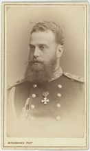 Portrait of Grand Duke Alexei Alexandrovich of Russia (1850-1908), 1880s.