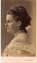 Portrait of Grand Duchess Olga Constantinovna of Russia (1851-1926), 1870s.