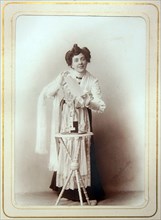 Portrait of the actress Maria Alexeeva-Lilina, 1900s-1910s.