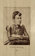 Portrait of the mathematician Sofia Vasilyevna Kovalevskaya (1850-1891), 1890.