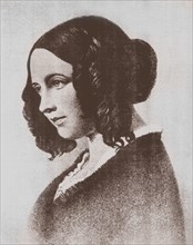 Catherine Dickens (née Hogarth) (1815-1879), the wife of novelist Charles Dickens.