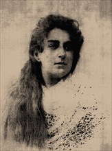 Portrait of Lidia (Lika) Mizinova (1870-1939).