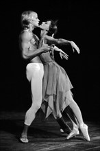 Maya Plisetskaya and Alexander Godunov in the Ballet The Death of the Rose by Gustav Mahler, 1974.