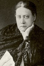 Author and founder of Theosophy Helena Blavatsky (1831-1891), 1860s.