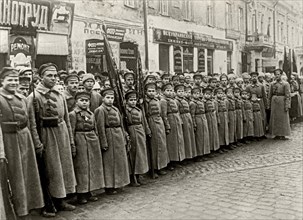 Children as Red Army men. Moscow, December 17, 1923.