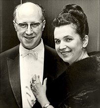 Mstislav Rostropovich and Galina Vishnevskaya, 1960s.
