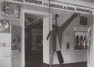 Interior of the Exhibition "Art from the Age of Imperialism" in the State Russian Museum in Leningrad, 1931.
