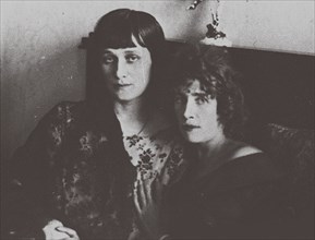 Anna Akhmatova and Olga Glebova-Sudeikina, 1914.