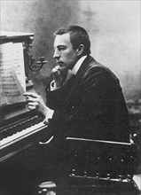 Composer Sergei Rachmaninov (1873-1943), 1900s.