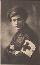 Alexander Vertinsky in Hospital Uniform, 1914.