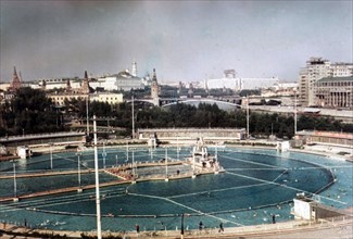 The Moskva Pool, 1970s.