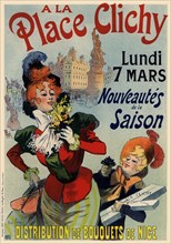 A la Place Clichy (Poster), 1890s. Artist: Péan, René Louis (1875-1945)