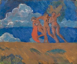 Maenads, 1914. Artist: Ulyanov, Nikolai Pavlovich (1875-1949)