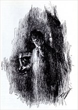 Illustration to drama The Masquerade by M. Lermontov, 1891. Artist: Pasternak, Leonid Osipovich (1862-1945)