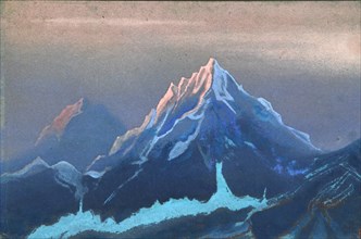 Himalayas, 1943. Artist: Roerich, Nicholas (1874-1947)