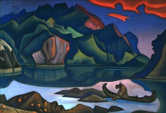 Hidden Treasure, 1947. Artist: Roerich, Nicholas (1874-1947)