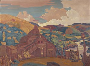 The Three Joys, 1916. Artist: Roerich, Nicholas (1874-1947)