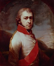 Portrait of Count Boris Vladimirovich Golitsyn (1769-1813), 1797. Artist: Lampi, Johann-Baptist von, the Elder (1751-1830)