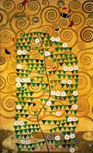 The Stoclet Frieze, Detail: Tree of Life, 1905-1909. Artist: Klimt, Gustav (1862-1918)