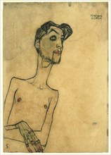 Mime van Osen, 1910. Artist: Schiele, Egon (1890?1918)