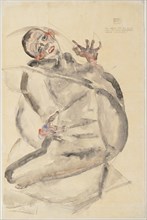 I Will Gladly Endure for Art and My Loved Ones, 1912. Artist: Schiele, Egon (1890?1918)