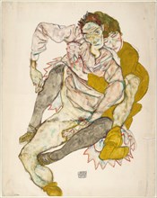 Seated Couple, 1915. Artist: Schiele, Egon (1890?1918)
